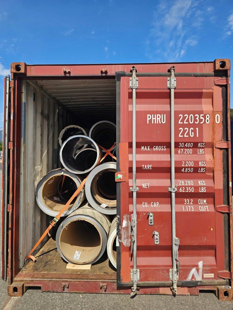 Container inox cuộn của Inox Ngọc Trang